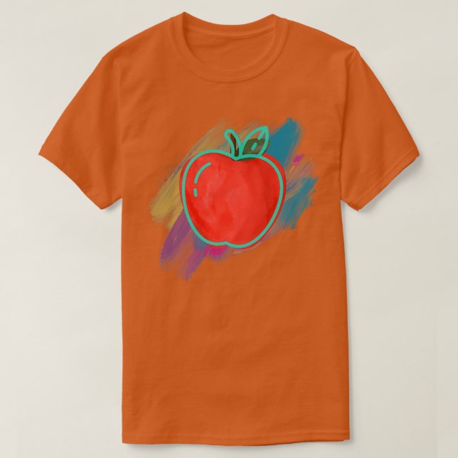 Eapple Funny Apple Vintage Gift 3 T-Shirt (Design Front)