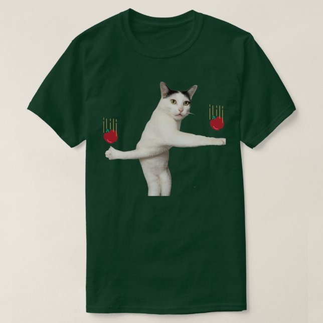 Eapple Funny GiftCat 2 T-Shirt (Design Front)