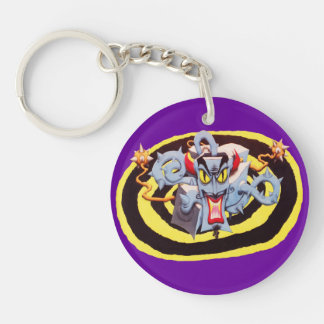 Ear Assaulting Wicked Mad Devil Sound System Keychain