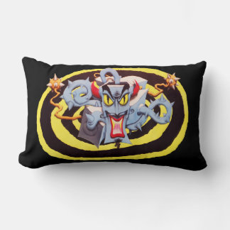 Ear Assaulting Wicked Mad Devil Sound System Lumbar Pillow