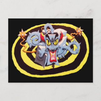 Ear Assaulting Wicked Mad Devil Sound System Postcard