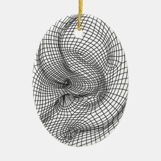 ear ceramic ornament