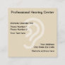 Ear Doctor Hearing Center Square Business Card