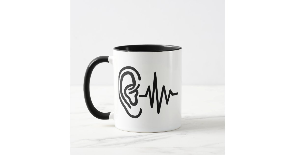 Ear frequency mug | Zazzle