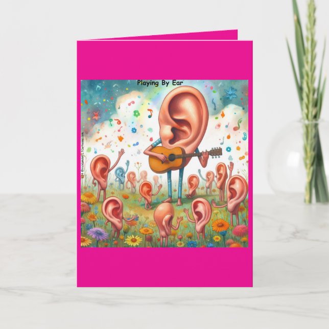 Ear Guitar Recital: Playing By Ear Card (Front)