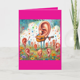 Ear Guitar Recital: Playing By Ear Card