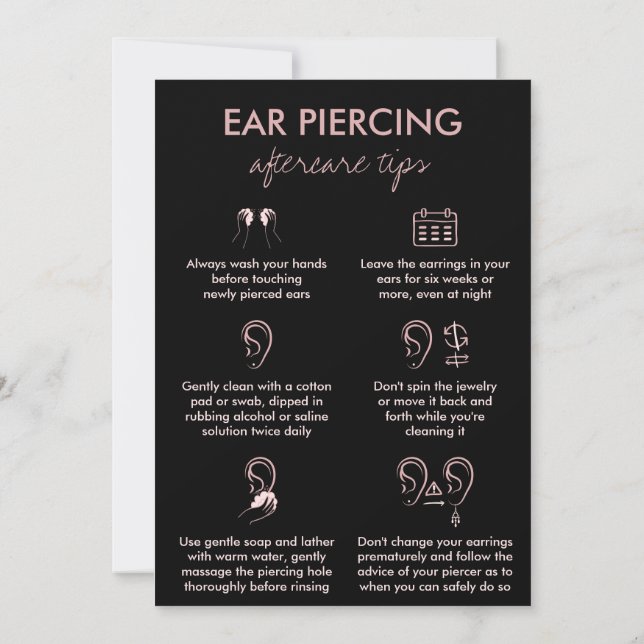Take Care What To Do After You Get Your Ears Pierced Piercing