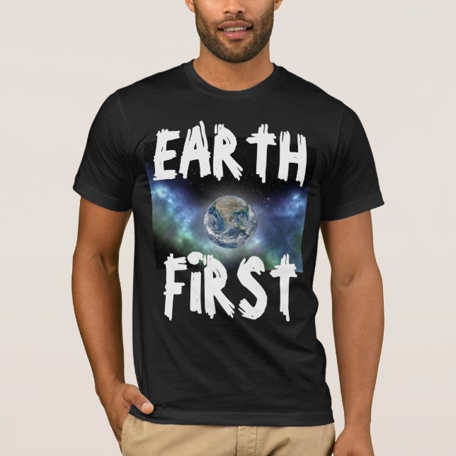 EARHT FIRST (EARTH DAY) Dark T-Shirts (Front)