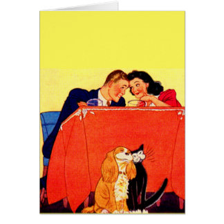 Earl and Dorothy and the dog and the cat Cards