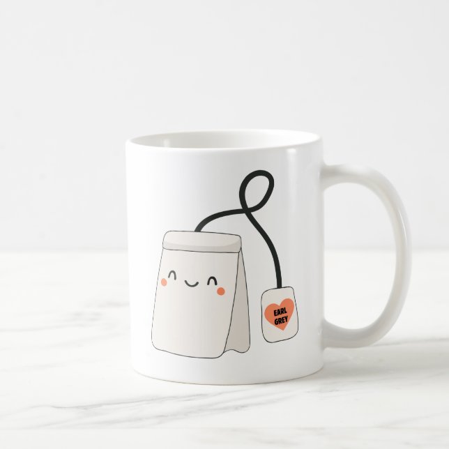 EARL GREY TEA BAG CUTE COFFEE MUG (Right)