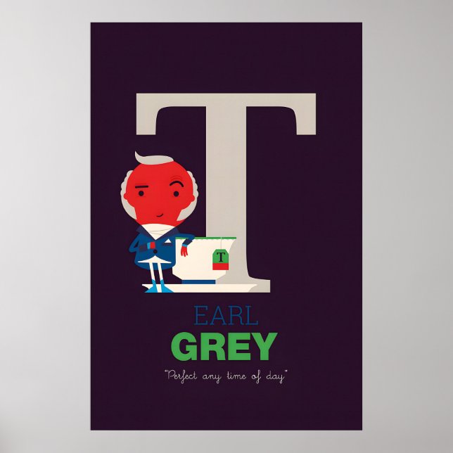 Earl Grey Tea Poster by Spencer Wilson (Front)