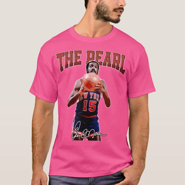 Earl Monroe The Pearl New York Basketball Legend S T-Shirt (Front)