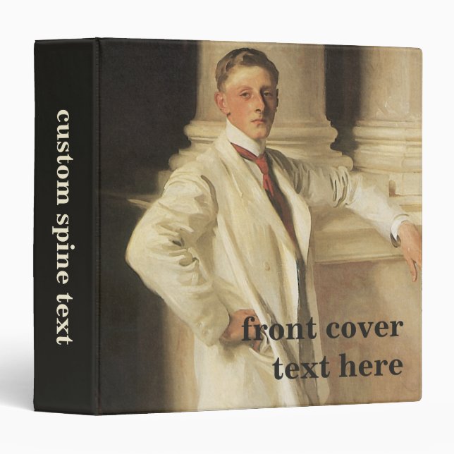 Earl of Dalhousie by John Singer Sargent Binder (Front/Spine)