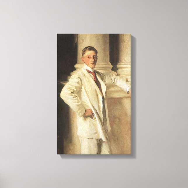 Earl of Dalhousie by John Singer Sargent Canvas Print (Front)