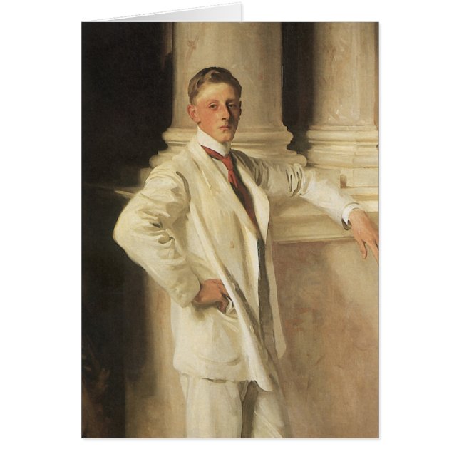 Earl of Dalhousie by John Singer Sargent Cards (Front)