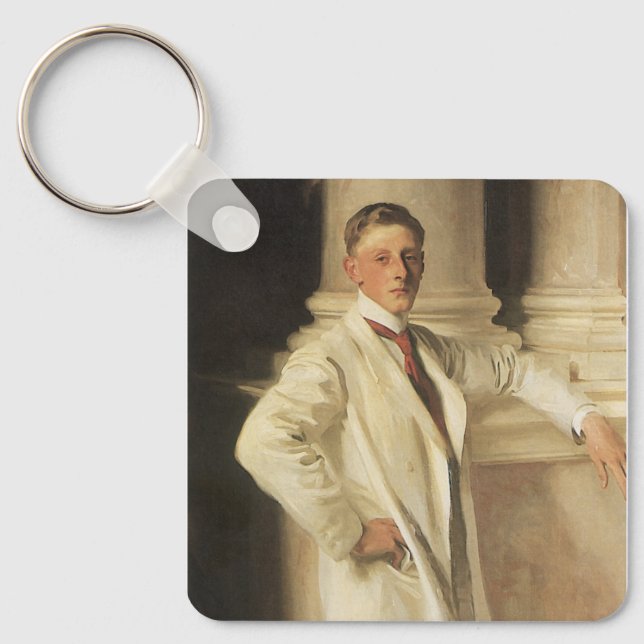 Earl of Dalhousie by John Singer Sargent Keychain (Front)