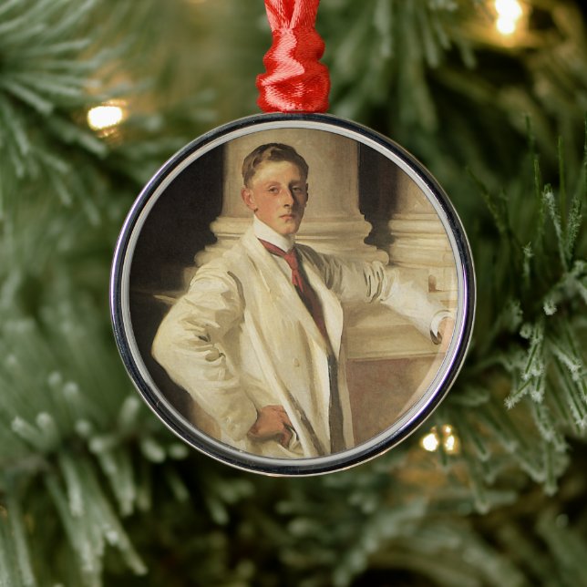Earl of Dalhousie by John Singer Sargent Metal Ornament (Tree)