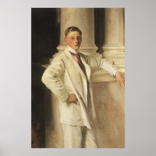 Earl of Dalhousie by John Singer Sargent Poster