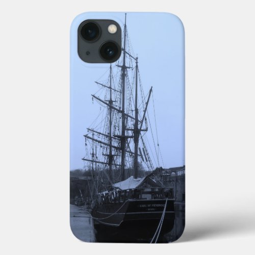 Earl of Pembroke Sailing Ship Charlestown Cornwall iPhone 13 Case
