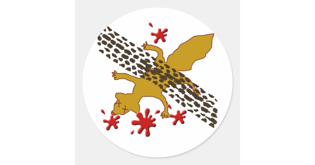 Earl The Dead Squirrel Classic Round Sticker | Zazzle