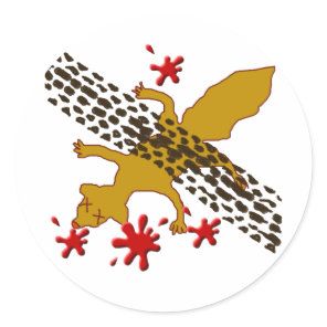 Earl The Dead Squirrel Classic Round Sticker