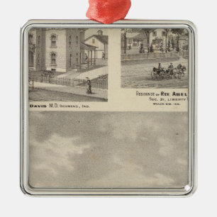 Earlham College, Richmond Metal Ornament