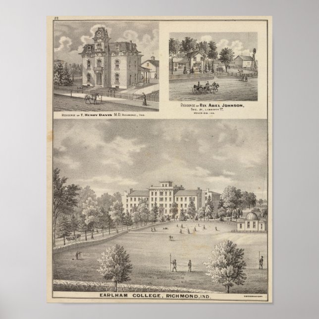 Earlham College, Richmond Poster (Front)