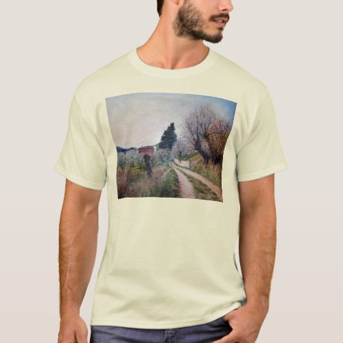 EARLIEST SPRING IN TUSCANY LANDSCAPE T_Shirt