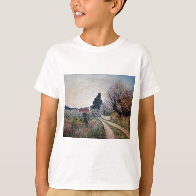EARLIEST SPRING IN TUSCANY T-Shirt (Front)