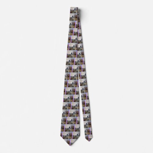 EARLIEST SPRING IN TUSCANY TIE