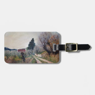 EARLIEST SPRING IN VERNALESE / Tuscany L Parchment Luggage Tag