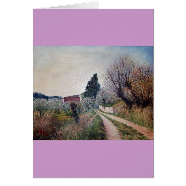 EARLIEST SPRING IN VERNALESE / Tuscany Landscape (Front)