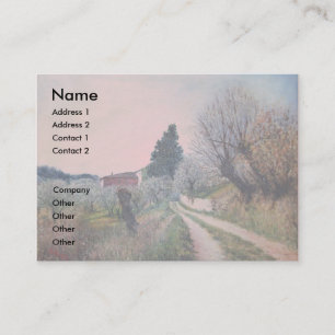 EARLIEST SPRING IN VERNALESE / Tuscany Landscape Business Card