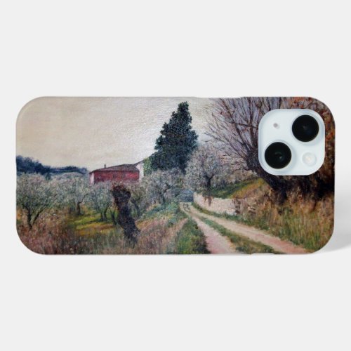 EARLIEST SPRING IN VERNALESE  Tuscany Landscape iPhone 15 Case