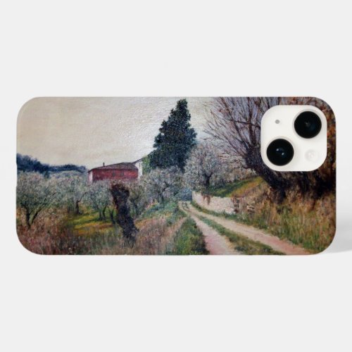 EARLIEST SPRING IN VERNALESE  Tuscany Landscape Case_Mate iPhone 14 Case
