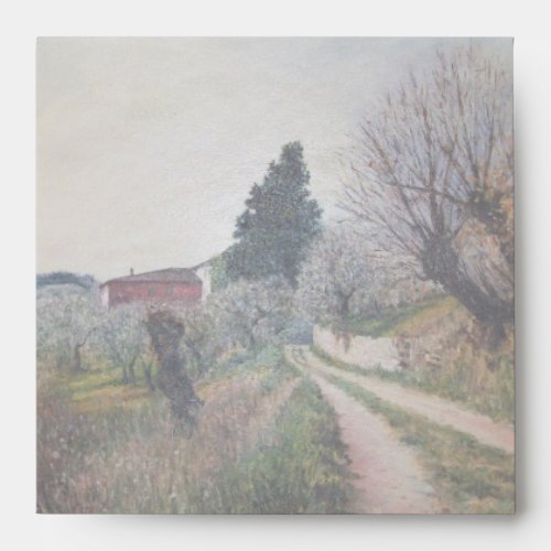 EARLIEST SPRING IN VERNALESE  Tuscany Landscape Envelope