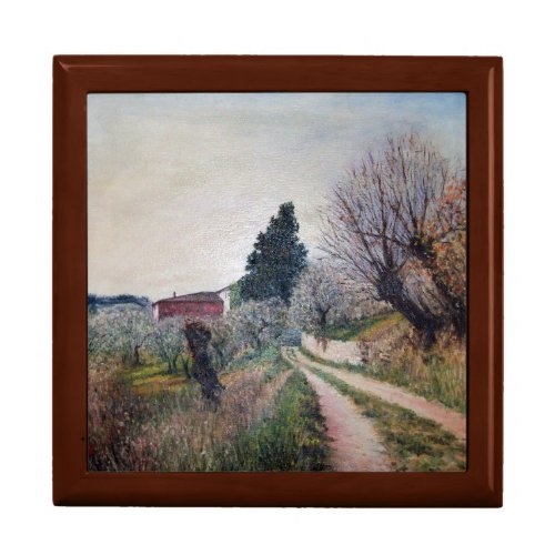 EARLIEST SPRING IN VERNALESE  Tuscany Landscape Gift Box
