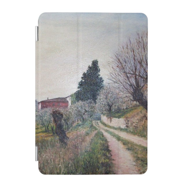 EARLIEST SPRING IN VERNALESE / Tuscany Landscape iPad Mini Cover (Front)