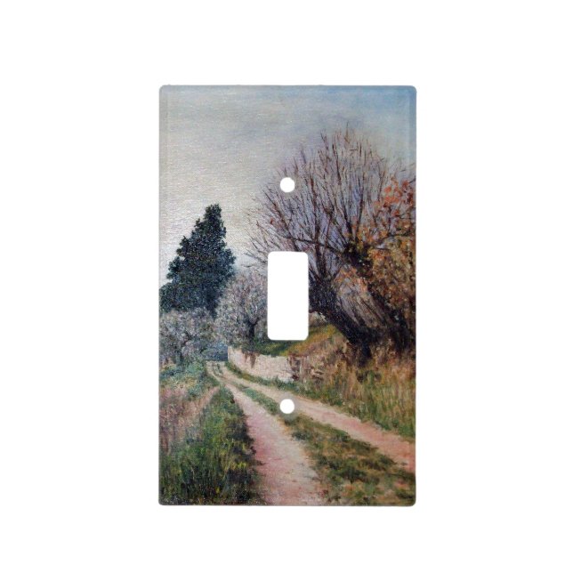 EARLIEST SPRING IN VERNALESE / Tuscany Landscape L Light Switch Cover (Front)
