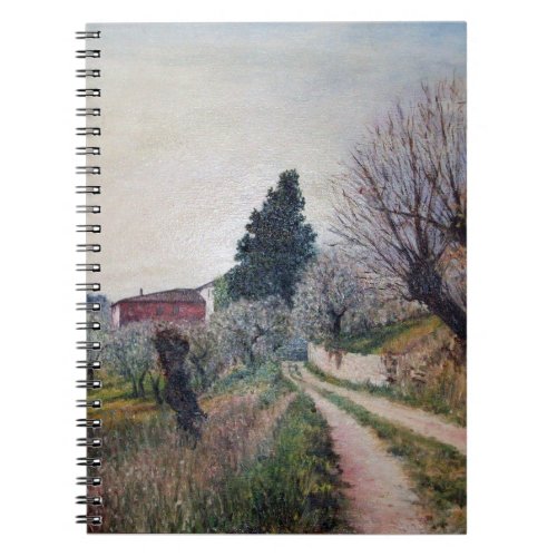 EARLIEST SPRING IN VERNALESE  Tuscany Landscape Notebook