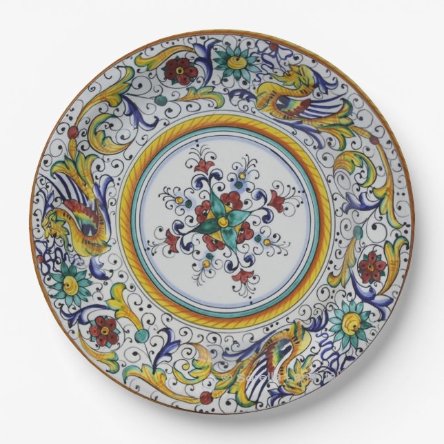 Early 16th Century Paper Plates from Umbria (Front)