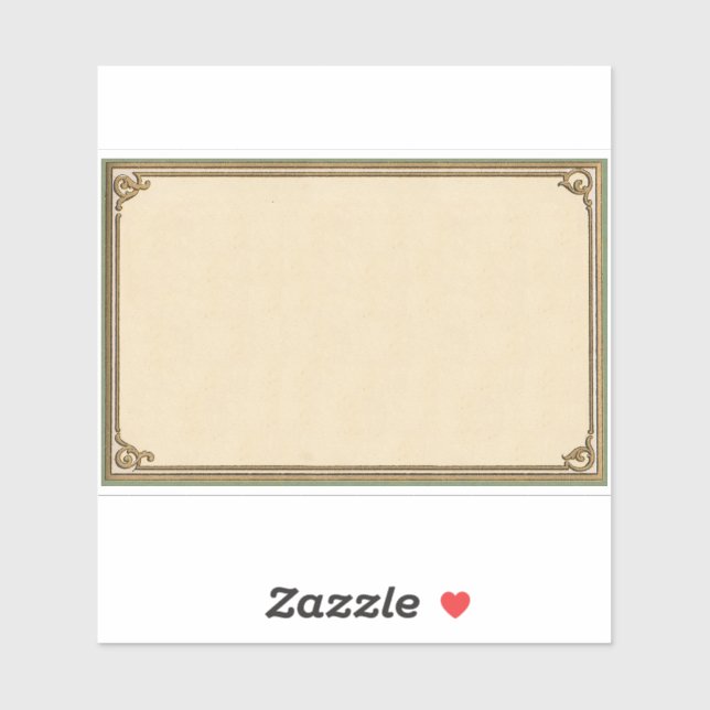 Early 1900s Frame  Sticker (Sheet)
