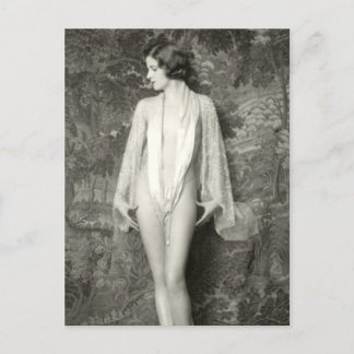 Early 1900s French Beauty Postcard