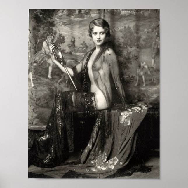 Early 1900s French Postcard Poster (Front)