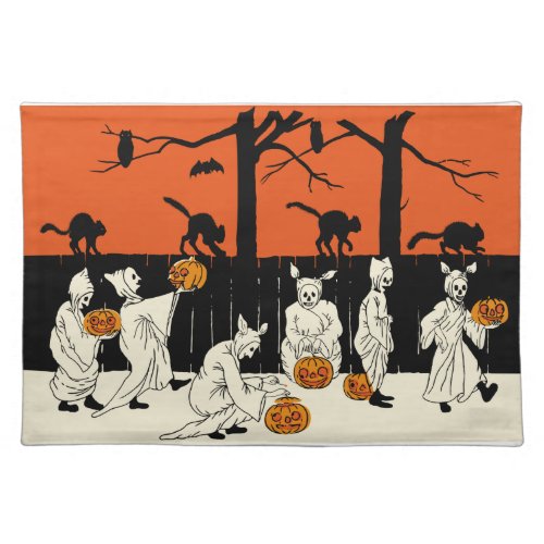 Early 1900s Halloween Design Placemat