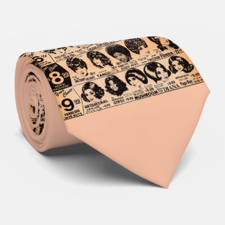 early 1970s wig advertisement tie