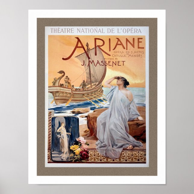EARLY 'ARIANE' OPERA PRINT (Front)