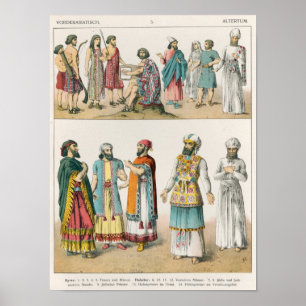 Early Asiatic Dress, from 'Trachten der Poster