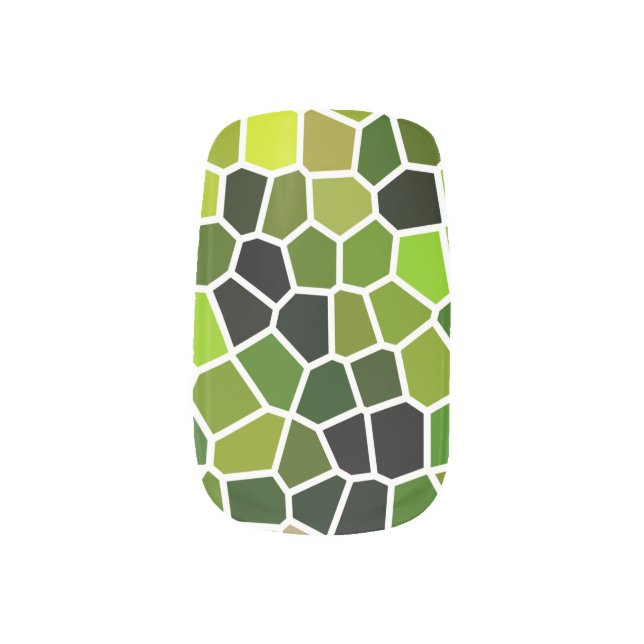 Early Autumn  Minx Nail Art (Left Thumb)