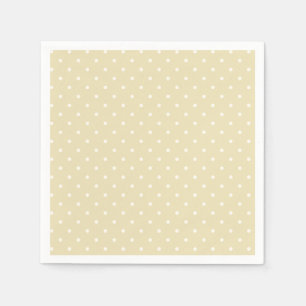 Early Autumn Polka Dots Classic Golden Wheat Napkins